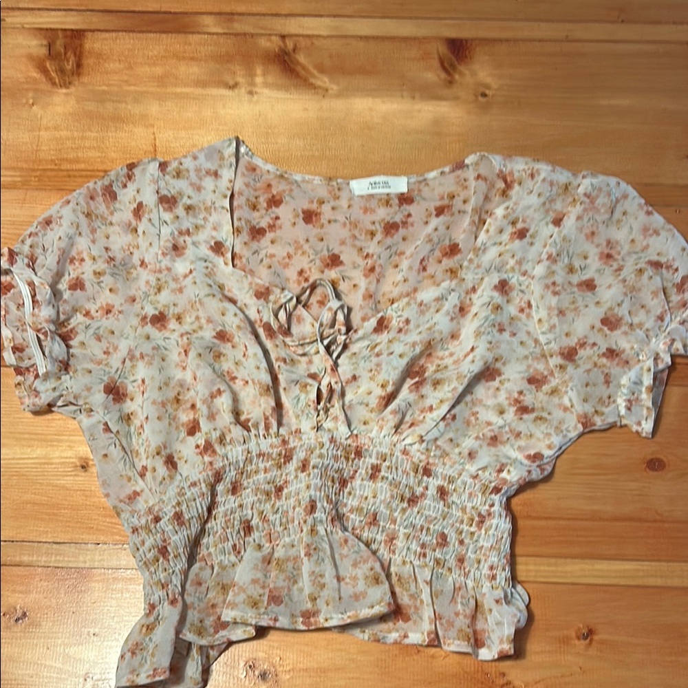 Floral Print Women's Top